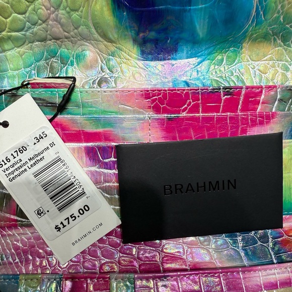 🎄🎁Brahmin Veronica Impression Melbourne Multicolor Women's Wallet - Picture 5 of 5